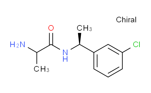 CAS No. 1290219-51-0, 2-Amino-N-((S)-1-(3-chlorophenyl)ethyl)propanamide