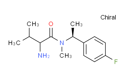 CAS No. 1290218-34-6, 2-Amino-N-((S)-1-(4-fluorophenyl)ethyl)-N,3-dimethylbutanamide
