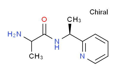 CAS No. 1290230-74-8, 2-Amino-N-((S)-1-(pyridin-2-yl)ethyl)propanamide