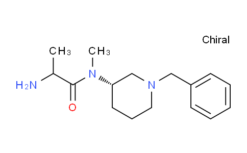CAS No. 1354024-82-0, 2-Amino-N-((S)-1-benzylpiperidin-3-yl)-N-methylpropanamide