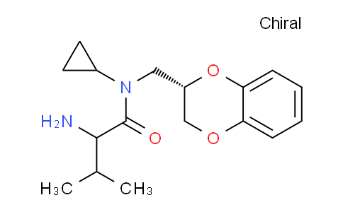 CAS No. 1354028-61-7, 2-Amino-N-cyclopropyl-N-(((S)-2,3-dihydrobenzo[b][1,4]dioxin-2-yl)methyl)-3-methylbutanamide