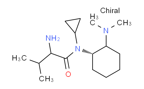 CAS No. 1354033-35-4, 2-Amino-N-cyclopropyl-N-((1S)-2-(dimethylamino)cyclohexyl)-3-methylbutanamide