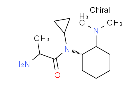 CAS No. 1354029-47-2, 2-Amino-N-cyclopropyl-N-((1S)-2-(dimethylamino)cyclohexyl)propanamide