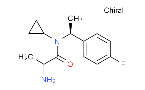 CAS No. 1354024-92-2, 2-Amino-N-cyclopropyl-N-((S)-1-(4-fluorophenyl)ethyl)propanamide