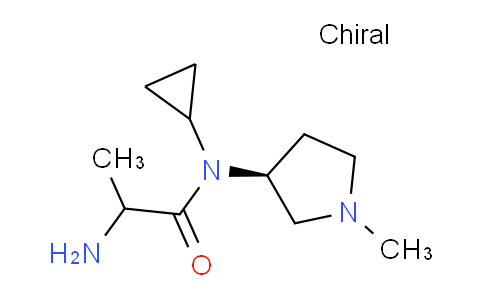 CAS No. 1354028-55-9, 2-Amino-N-cyclopropyl-N-((S)-1-methylpyrrolidin-3-yl)propanamide