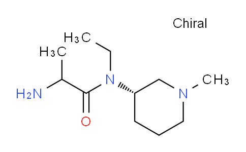 CAS No. 1354028-72-0, 2-Amino-N-ethyl-N-((S)-1-methylpiperidin-3-yl)propanamide