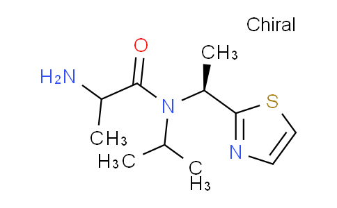 CAS No. 1354025-14-1, 2-Amino-N-isopropyl-N-((S)-1-(thiazol-2-yl)ethyl)propanamide