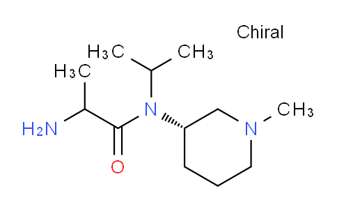 CAS No. 1354028-27-5, 2-Amino-N-isopropyl-N-((S)-1-methylpiperidin-3-yl)propanamide