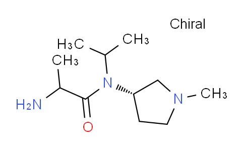 CAS No. 1354024-83-1, 2-Amino-N-isopropyl-N-((S)-1-methylpyrrolidin-3-yl)propanamide