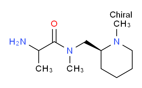CAS No. 1354026-14-4, 2-Amino-N-methyl-N-(((S)-1-methylpiperidin-2-yl)methyl)propanamide