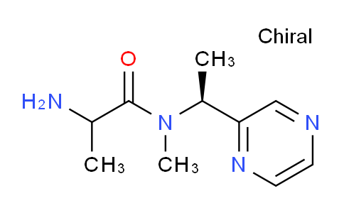 CAS No. 1354025-38-9, 2-Amino-N-methyl-N-((S)-1-(pyrazin-2-yl)ethyl)propanamide