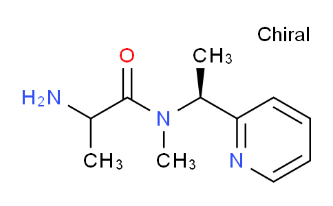 CAS No. 1354025-86-7, 2-Amino-N-methyl-N-((S)-1-(pyridin-2-yl)ethyl)propanamide