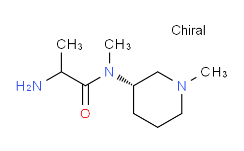CAS No. 1354025-22-1, 2-Amino-N-methyl-N-((S)-1-methylpiperidin-3-yl)propanamide