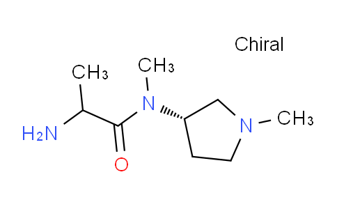CAS No. 1354024-25-1, 2-Amino-N-methyl-N-((S)-1-methylpyrrolidin-3-yl)propanamide