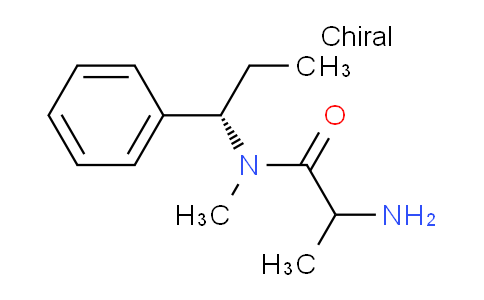 CAS No. 1354028-51-5, 2-Amino-N-methyl-N-((S)-1-phenylpropyl)propanamide