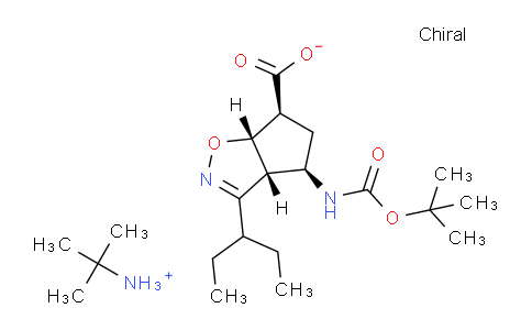 CAS No. 316173-28-1, 2-Methylpropan-2-aminium (3aR,4R,6S,6aS)-4-((tert-butoxycarbonyl)amino)-3-(pentan-3-yl)-4,5,6,6a-tetrahydro-3aH-cyclopenta[d]isoxazole-6-carboxylate