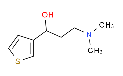 CAS No. 116817-84-6, 3-(Dimethylamino)-1-(thiophen-3-yl)propan-1-ol