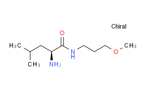 CAS No. 742694-73-1, 3-Methoxypropyl L-Leucinamide