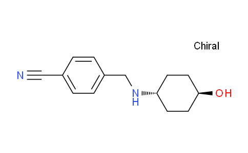 CAS No. 1353978-09-2, 4-((((1r,4r)-4-Hydroxycyclohexyl)amino)methyl)benzonitrile