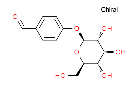 CAS No. 26993-16-8, 4-(((2S,3R,4S,5S,6R)-3,4,5-Trihydroxy-6-(hydroxymethyl)tetrahydro-2H-pyran-2-yl)oxy)benzaldehyde