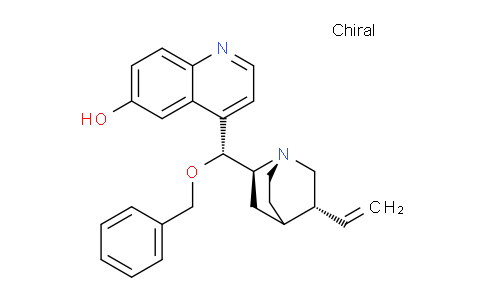 CAS No. 838821-39-9, 4-((1R)-(Benzyloxy)((1S,2S,5R)-5-vinylquinuclidin-2-yl)methyl)quinolin-6-ol