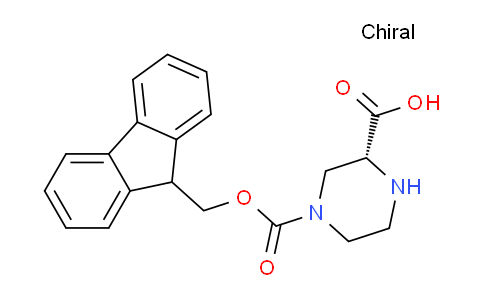 CAS No. 747393-31-3, 4-Fmoc-Piperazine-2-(R)-carboxylic acid