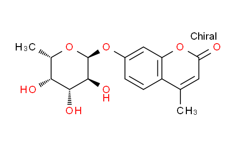 CAS No. 54322-38-2, 4-Methyl-7-(((2S,3S,4R,5S,6S)-3,4,5-trihydroxy-6-methyltetrahydro-2H-pyran-2-yl)oxy)-2H-chromen-2-one