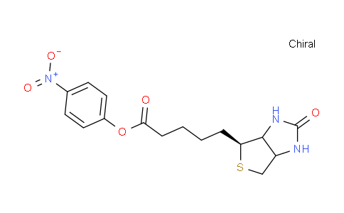 CAS No. 1219125-77-5, 4-Nitrophenyl 5-((4S)-2-oxohexahydro-1H-thieno[3,4-d]imidazol-4-yl)pentanoate