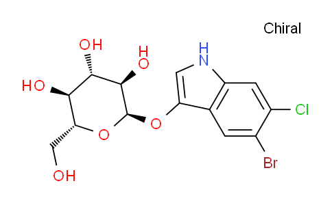 CAS No. 878495-64-8, 5-Bromo-6-chloro-3-indolyl alpha-d-glucopyranoside