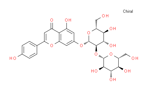 CAS No. 52073-83-3, Apigenin-7-O-sophroside
