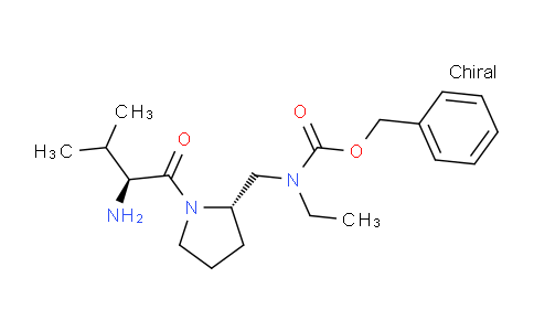 CAS No. 1401665-26-6, Benzyl (((S)-1-((S)-2-amino-3-methylbutanoyl)pyrrolidin-2-yl)methyl)(ethyl)carbamate