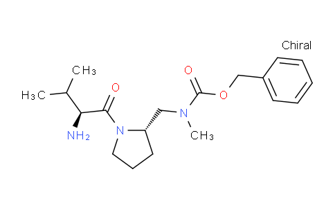 CAS No. 1401668-43-6, Benzyl (((S)-1-((S)-2-amino-3-methylbutanoyl)pyrrolidin-2-yl)methyl)(methyl)carbamate
