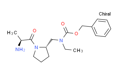CAS No. 1401669-11-1, Benzyl (((S)-1-((S)-2-aminopropanoyl)pyrrolidin-2-yl)methyl)(ethyl)carbamate