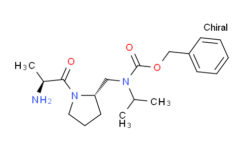 CAS No. 1401666-59-8, Benzyl (((S)-1-((S)-2-aminopropanoyl)pyrrolidin-2-yl)methyl)(isopropyl)carbamate