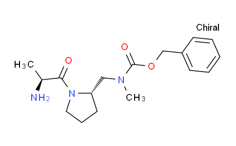 CAS No. 1401668-44-7, Benzyl (((S)-1-((S)-2-aminopropanoyl)pyrrolidin-2-yl)methyl)(methyl)carbamate