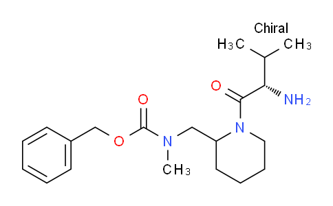 CAS No. 1354023-76-9, Benzyl ((1-((S)-2-amino-3-methylbutanoyl)piperidin-2-yl)methyl)(methyl)carbamate