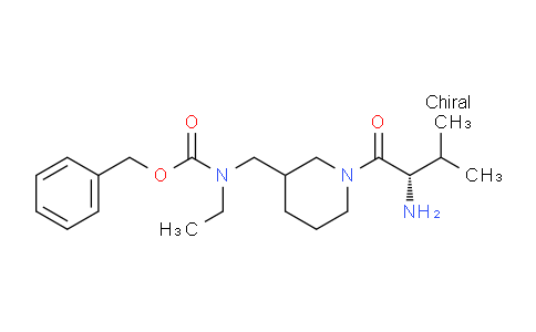 CAS No. 1354028-75-3, Benzyl ((1-((S)-2-amino-3-methylbutanoyl)piperidin-3-yl)methyl)(ethyl)carbamate