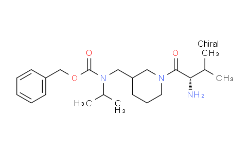 CAS No. 1354033-45-6, Benzyl ((1-((S)-2-amino-3-methylbutanoyl)piperidin-3-yl)methyl)(isopropyl)carbamate