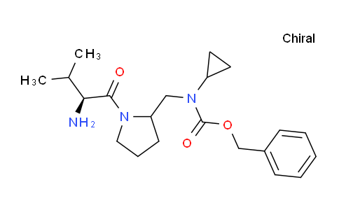 CAS No. 1354027-02-3, Benzyl ((1-((S)-2-amino-3-methylbutanoyl)pyrrolidin-2-yl)methyl)(cyclopropyl)carbamate