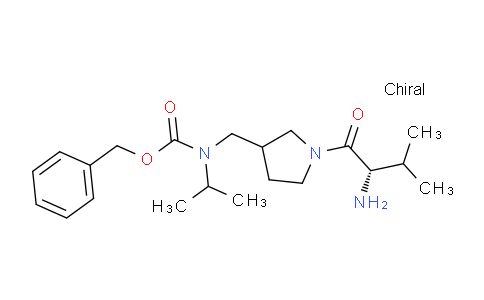 CAS No. 1354032-88-4, Benzyl ((1-((S)-2-amino-3-methylbutanoyl)pyrrolidin-3-yl)methyl)(isopropyl)carbamate