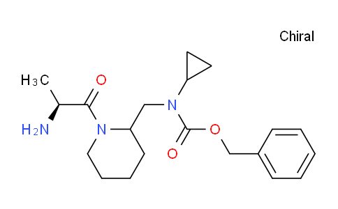 CAS No. 1354032-71-5, Benzyl ((1-((S)-2-aminopropanoyl)piperidin-2-yl)methyl)(cyclopropyl)carbamate
