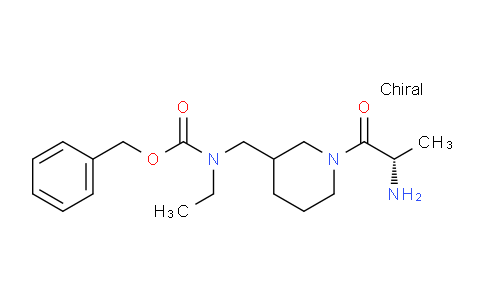 CAS No. 1354029-36-9, Benzyl ((1-((S)-2-aminopropanoyl)piperidin-3-yl)methyl)(ethyl)carbamate