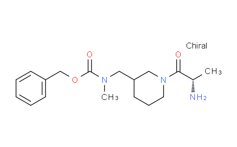 CAS No. 1354025-71-0, Benzyl ((1-((S)-2-aminopropanoyl)piperidin-3-yl)methyl)(methyl)carbamate