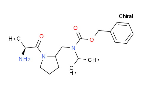 CAS No. 1354024-49-9, Benzyl ((1-((S)-2-aminopropanoyl)pyrrolidin-2-yl)methyl)(isopropyl)carbamate