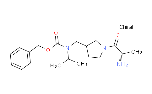 CAS No. 1354026-97-3, Benzyl ((1-((S)-2-aminopropanoyl)pyrrolidin-3-yl)methyl)(isopropyl)carbamate