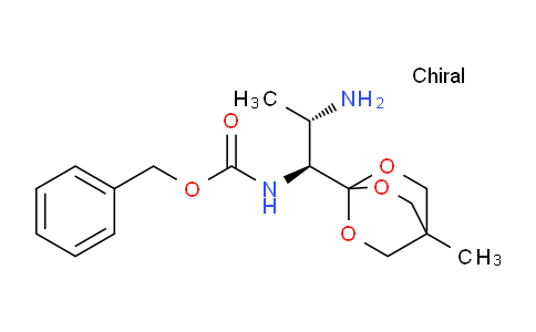 CAS No. 244052-12-8, Benzyl ((1S,2S)-2-amino-1-(4-methyl-2,6,7-trioxabicyclo[2.2.2]octan-1-yl)propyl)carbamate