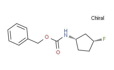 CAS No. 932706-26-8, Benzyl ((1S,3R)-3-fluorocyclopentyl)carbamate