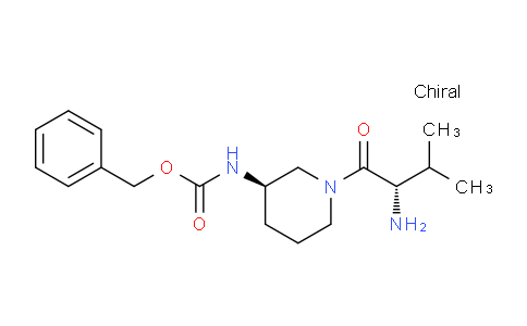 CAS No. 1401666-00-9, Benzyl ((R)-1-((S)-2-amino-3-methylbutanoyl)piperidin-3-yl)carbamate