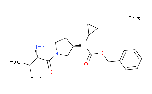 CAS No. 1401666-66-7, Benzyl ((R)-1-((S)-2-amino-3-methylbutanoyl)pyrrolidin-3-yl)(cyclopropyl)carbamate