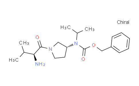 CAS No. 1401667-32-0, Benzyl ((R)-1-((S)-2-amino-3-methylbutanoyl)pyrrolidin-3-yl)(isopropyl)carbamate